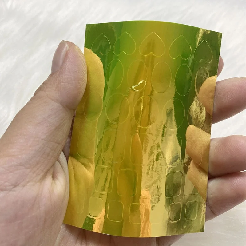 Japanese Nail Art Ice Aurora Nail Sticker Decals Korean Trendy Nails Design Self Adhesive Holographic Slider Manicure Decoration-Nail Inspo