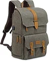 Kamerarucksack f&uuml;r Canon/Sony, Gro&szlig; Vintage Fotorucksack,DSLR Kameratasche,Fotografieren Rucksack f&uuml;r 15,6 Zoll Laptop,Wandern Rucksack f&uuml;r Kamera Zubeh&ouml;r und Outdoor Sport