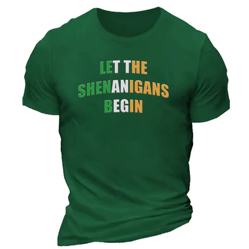 Let The Shenanigans Begin St Patrick’s T-Shirt ctolen