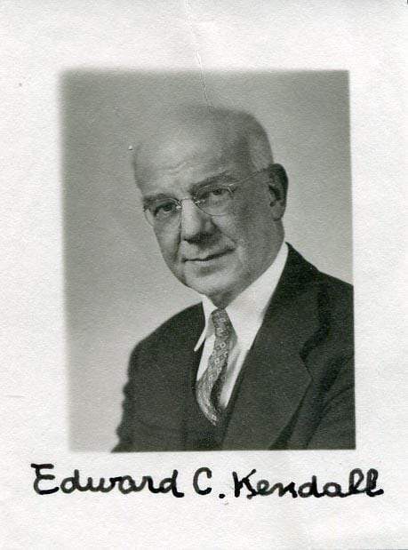 NOBEL PRIZE IN CHEMISTRY Edward Calvin Kendall autograph, signed Photo Poster painting