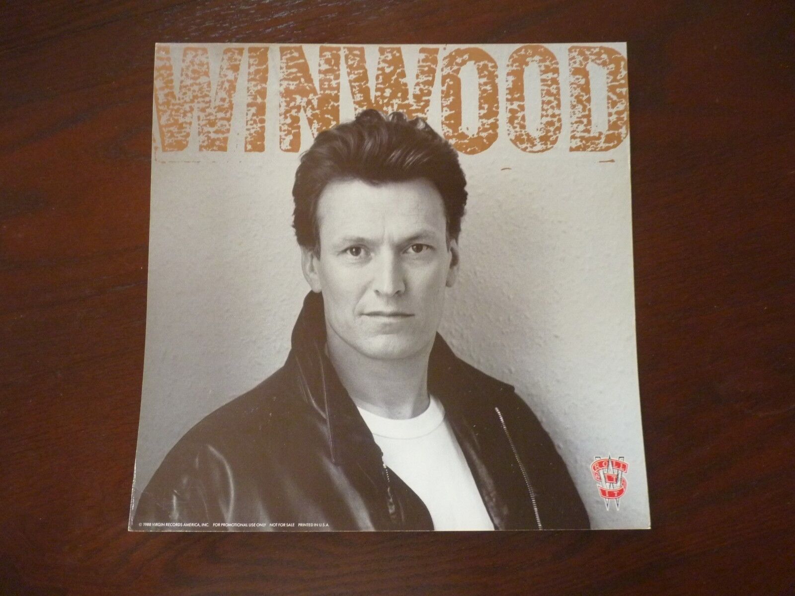 Steve Winwood Roll With It LP Record Photo Poster painting Flat 12x12 Poster