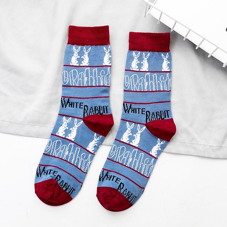 White Rabbit Cotton Socks