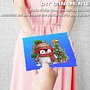 6pcs DIY Diamond Painting Grußkarte Set für Urlaub Segen Weihnachtsgeschenk