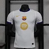 Joyfball 2025/2026 Player Version Barcelona Special Edition White Football Jersey 1:1 Thai Quality（The player version jersey is a bit tight, please pay attention to the size selection）