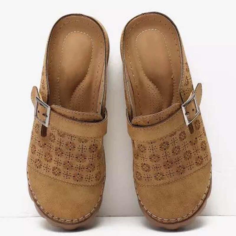 hollow carved casual sandals