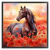 (Multi Style)Flower And Animal-Full Embroidery 3 Strands 11CT Stamped Cross Stitch-40*40CM
