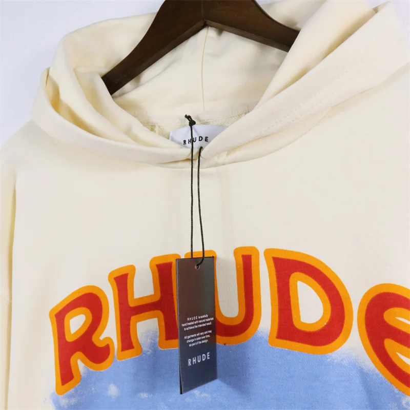 RHUDE 2023 new hoodie sports sweater