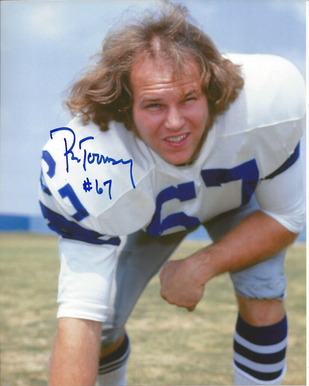 Pat Toomay Autographed Color 8x10 Dallas Cowboys#1