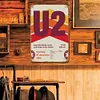U2 - Panneaux en &eacute;tain m&eacute;tallique(20*30cm/30*40cm) - Musique