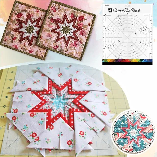 Folded Star Guide Stencil