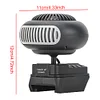 170W Electric Heater Fan Battery Powered Thermostat Space Heater for Home Office