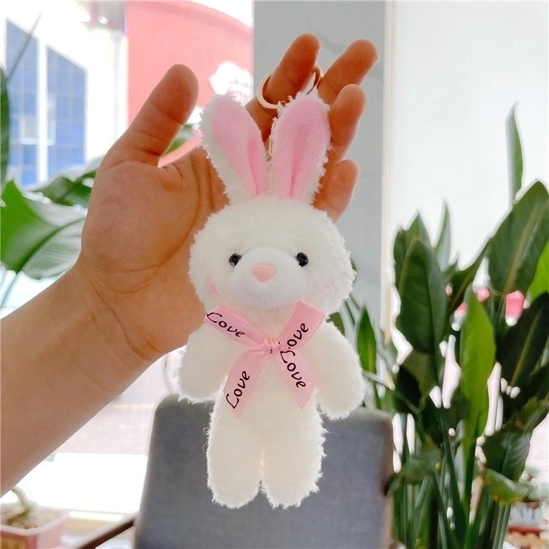 Cute Rabbit Pp Cotton Women’s Bag Pendant Keychain