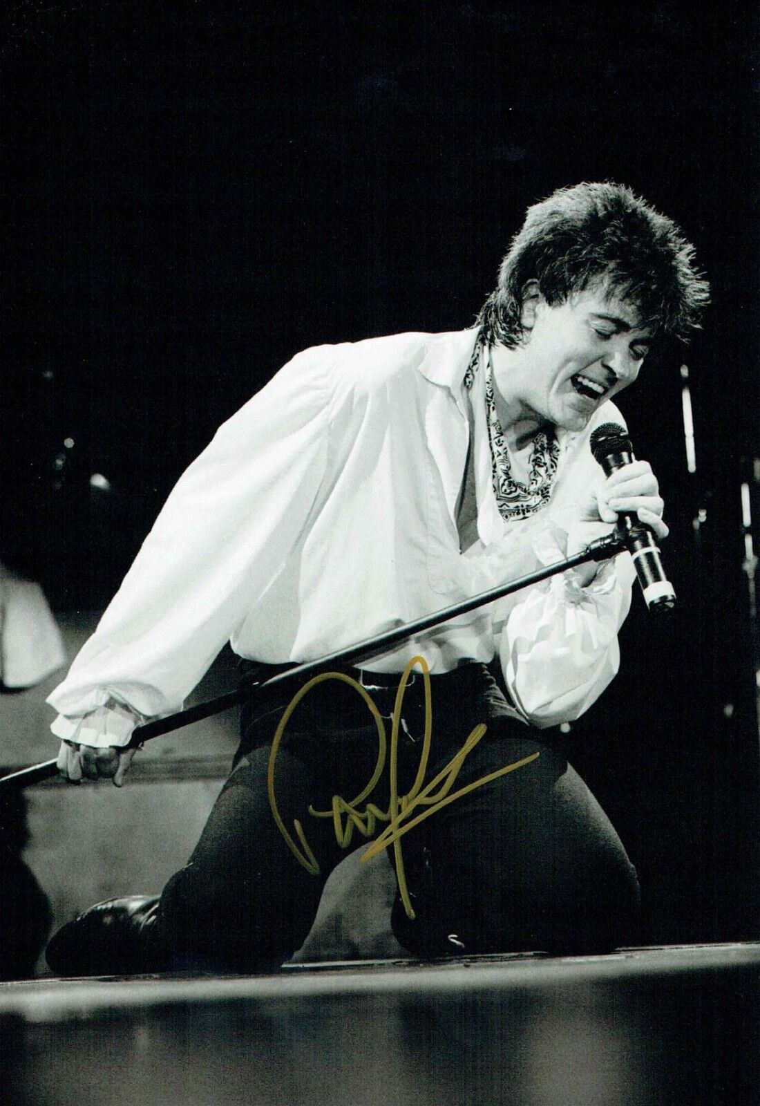 Paul YOUNG SIGNED Autograph 12x8 Photo Poster painting 2 AFTAL COA 80's Pop Music Singer