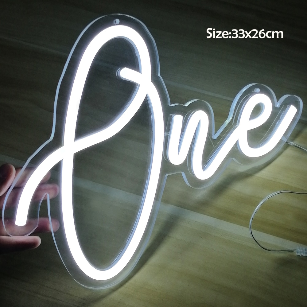 

Number One - Led Neon Light Sign, 501 Original
