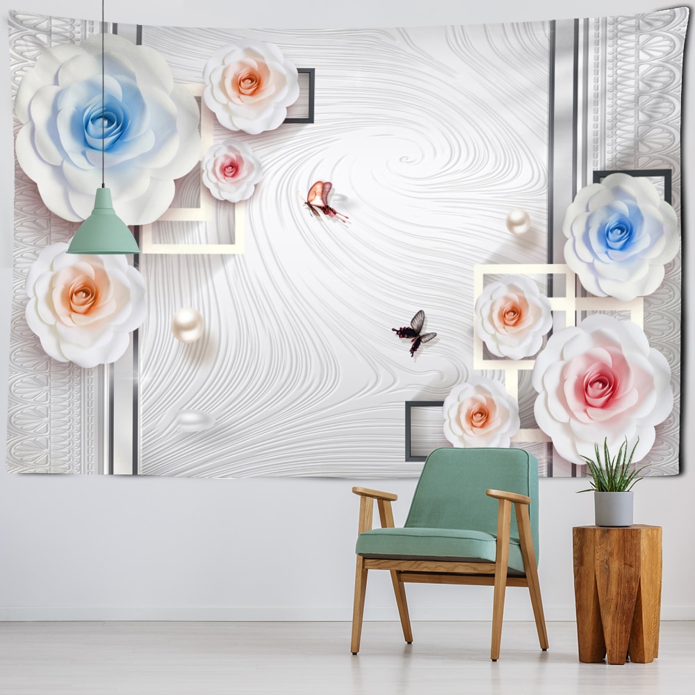 

Wall Tapestry - Wall Plants Flower-150*130cm, 501 Original
