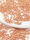 Cross Stitch Bead Embroidery Accessories 2.0mm Metallic Glass Round Beads DI Beads Suitable For 11ct Canvas Hairpin Bracelet Necklace Jewelry Accessories
