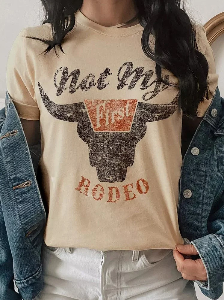 "Not My First Rodeo"  Women's T-Shirt