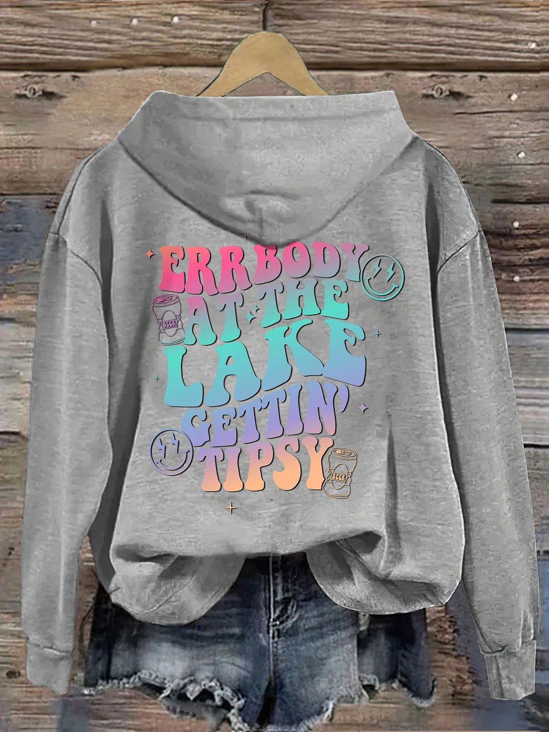Errbody At The Lake Gettin Tipsy Hoodie