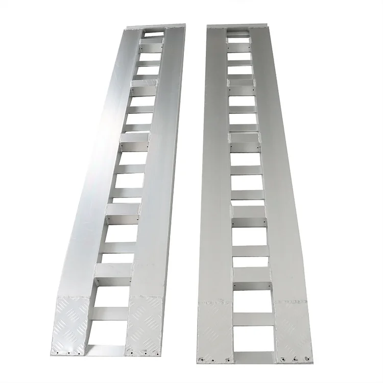 SEBLAFF 1 Pair 84 x 15 Aluminum Ramps 6000Lbs Hook End Replacement for Loading Car Truck Tractor Lawn Mower Motorcycle Garden Tractor