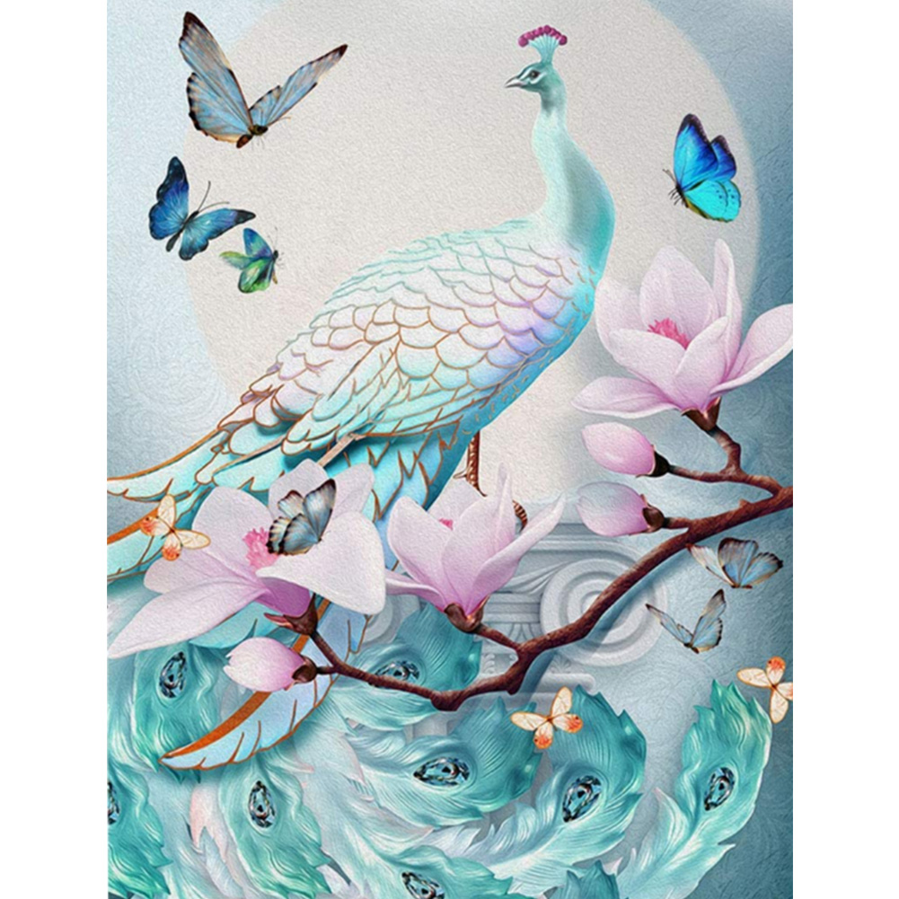 

Peacock-Round Drill Diamond Painting-30x40CM, 501 Original
