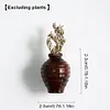 8pcs Cute Ceramic Vase Refrigerator Magnets Fridge Magnets Refrigerator Stickers