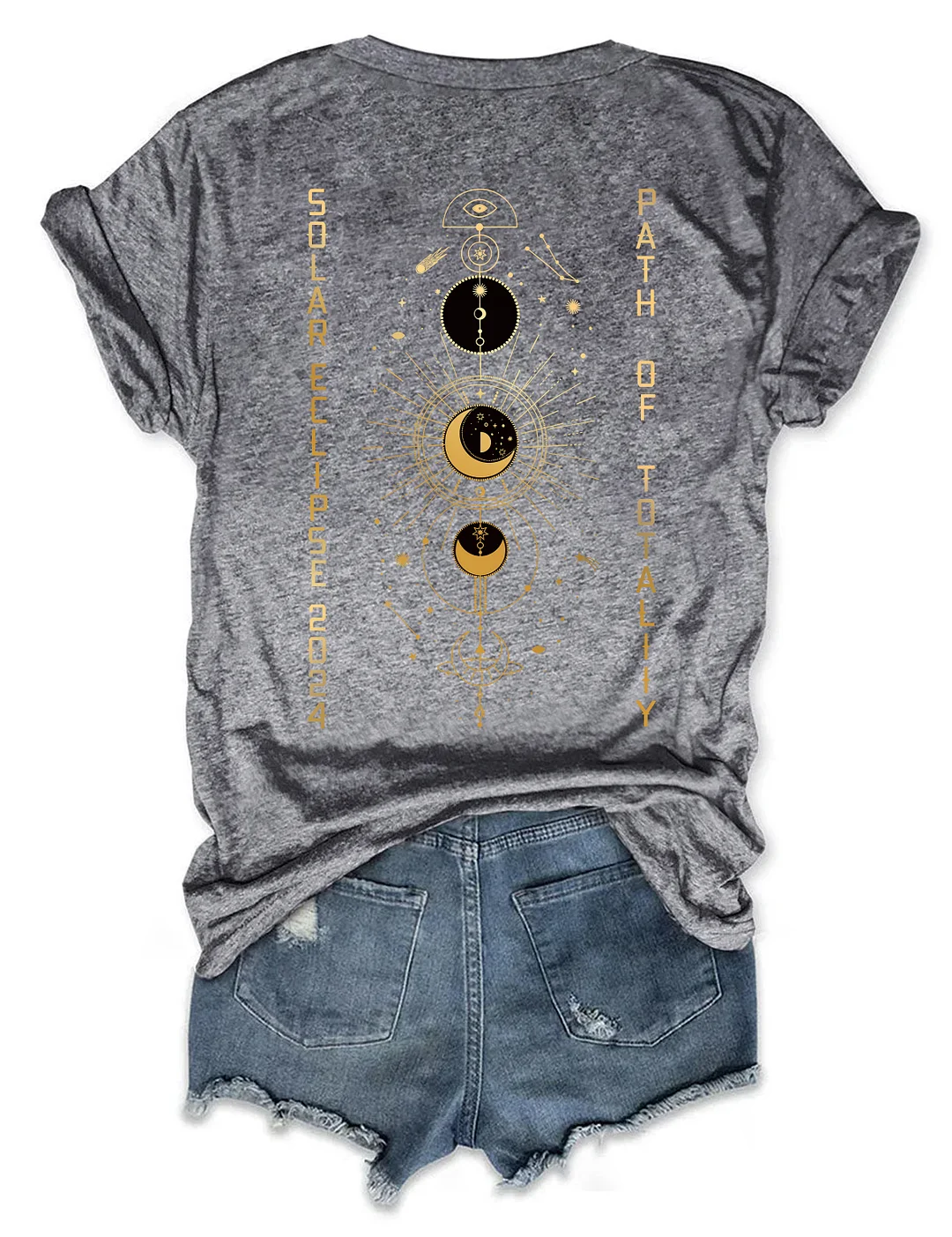 Path of Totality Total Solar Eclipse T-shirt