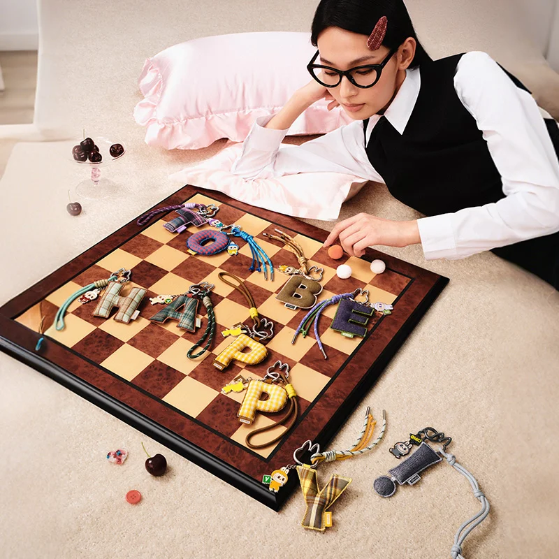 THE MONSTERS Pin for Love Series- Letter Pendant Blind Box (A-M) - A