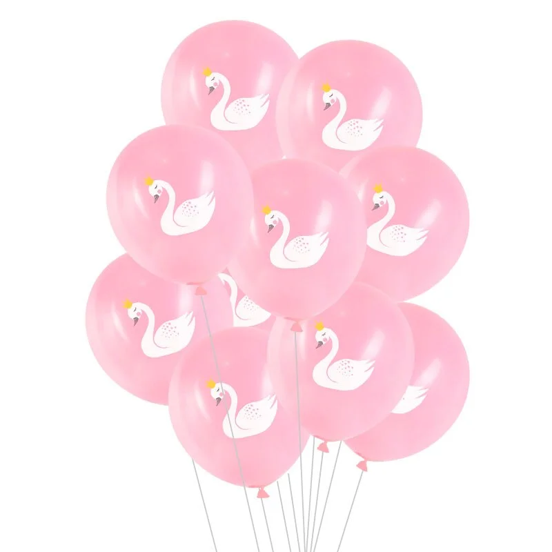 10/15pcs Swan Latex Balloons for Wedding Girl Birthday Party Decoration Baby Shower Party Supplies Air Helium Globos Kids Toy