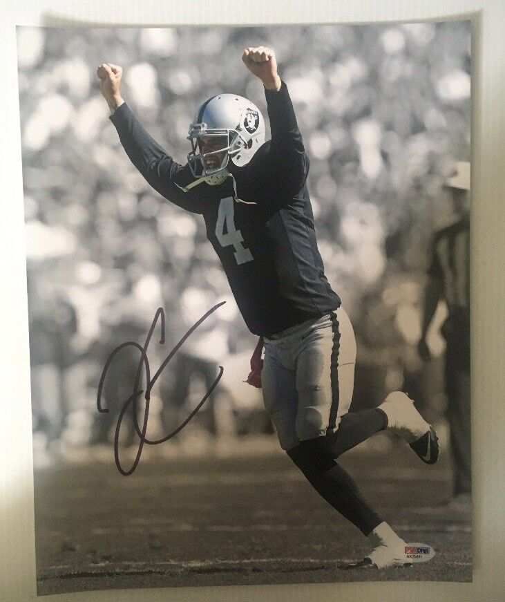 Derek Carr Signed Autographed 11x14 Photo Poster painting Oakland Raiders PSA/DNA COA 5