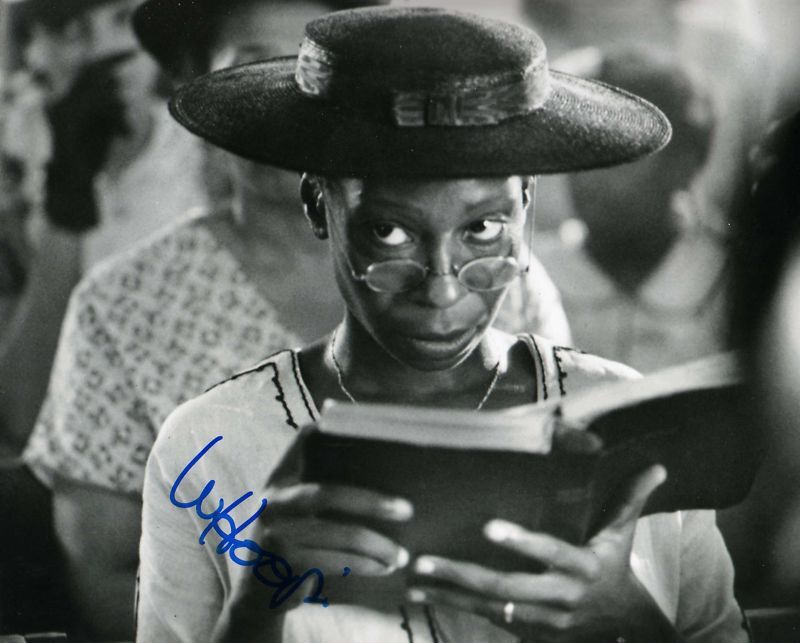 WHOOPI GOLDBERG GHOST THE VIEW SIGNED 8X10 PICTURE 1