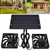 12V 10W Solar Exhaust Fan IP65 Waterproof Solar Panel Powered Fan Air Extractor