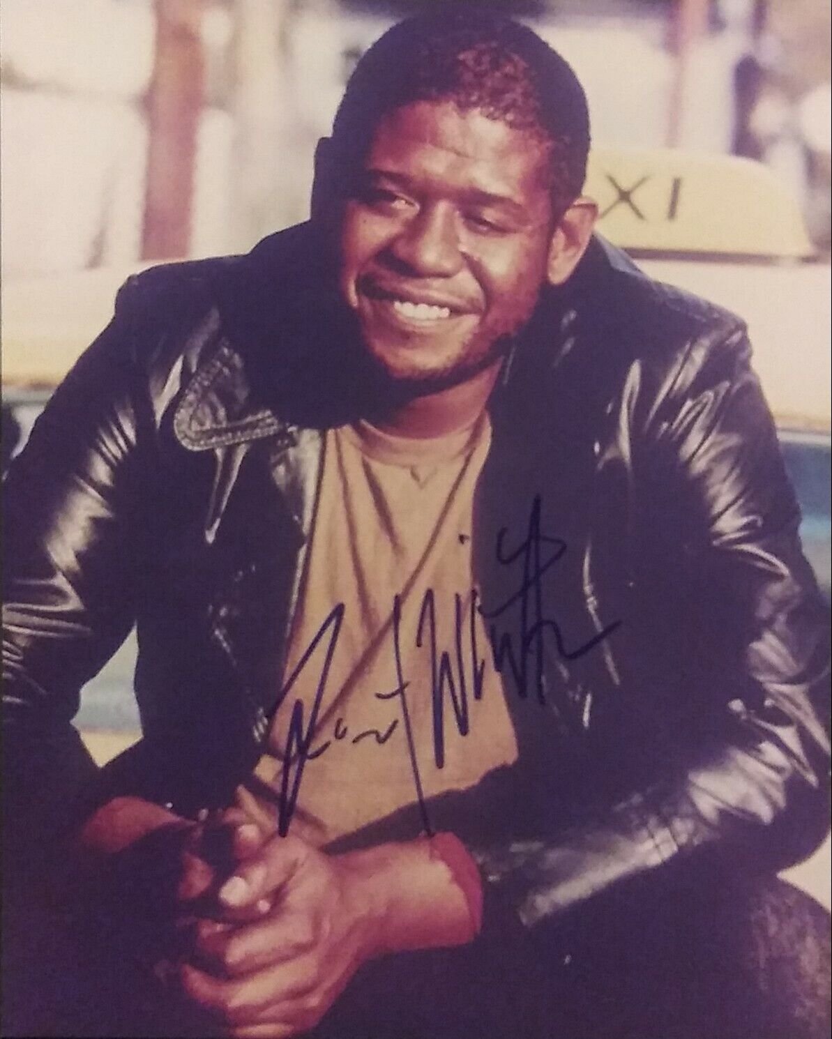 Forest Whitaker signed 8 x 10