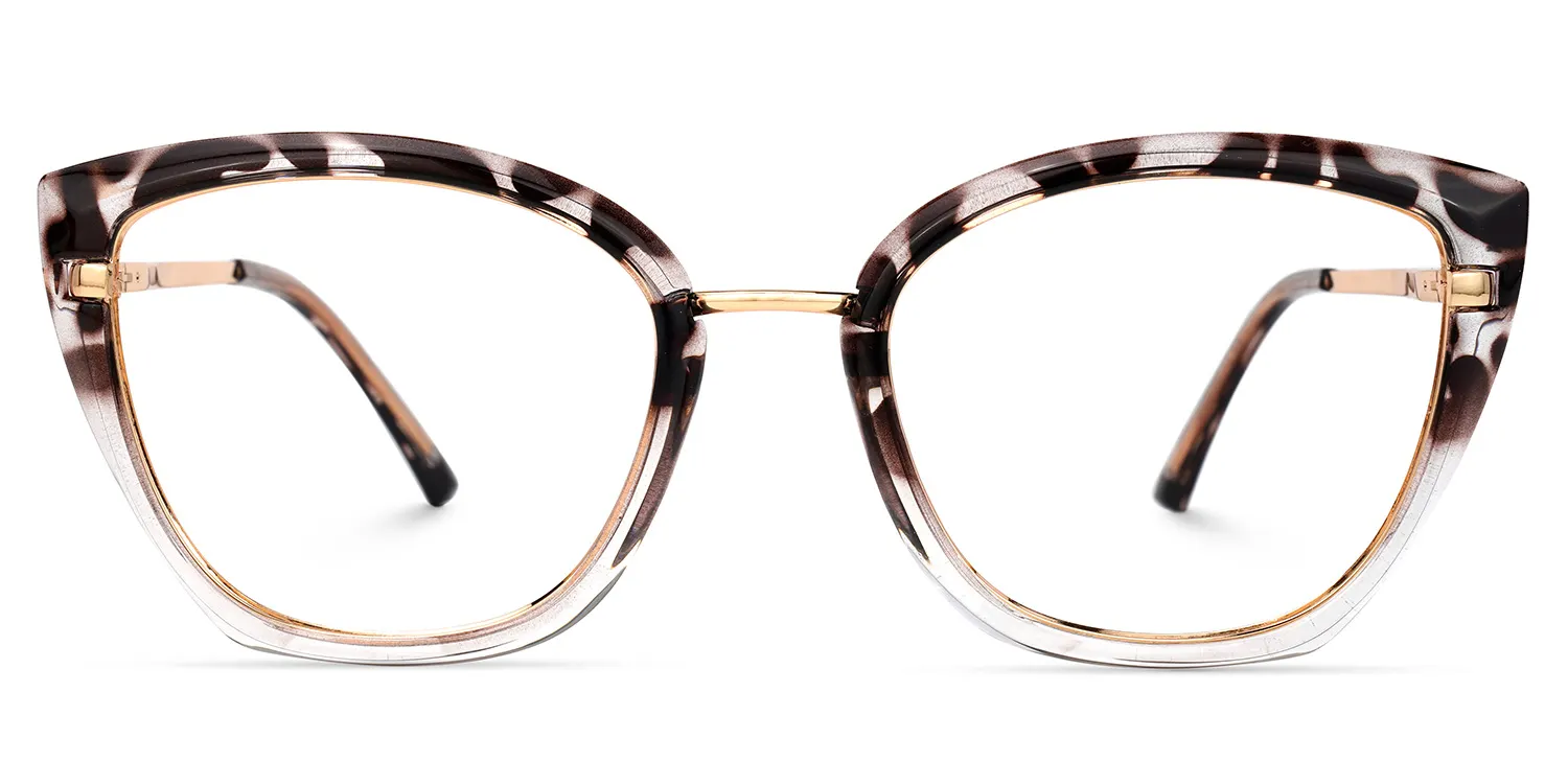 Palma Schwarz-Tortoise Cateye Brille Schwarz-Tortoise