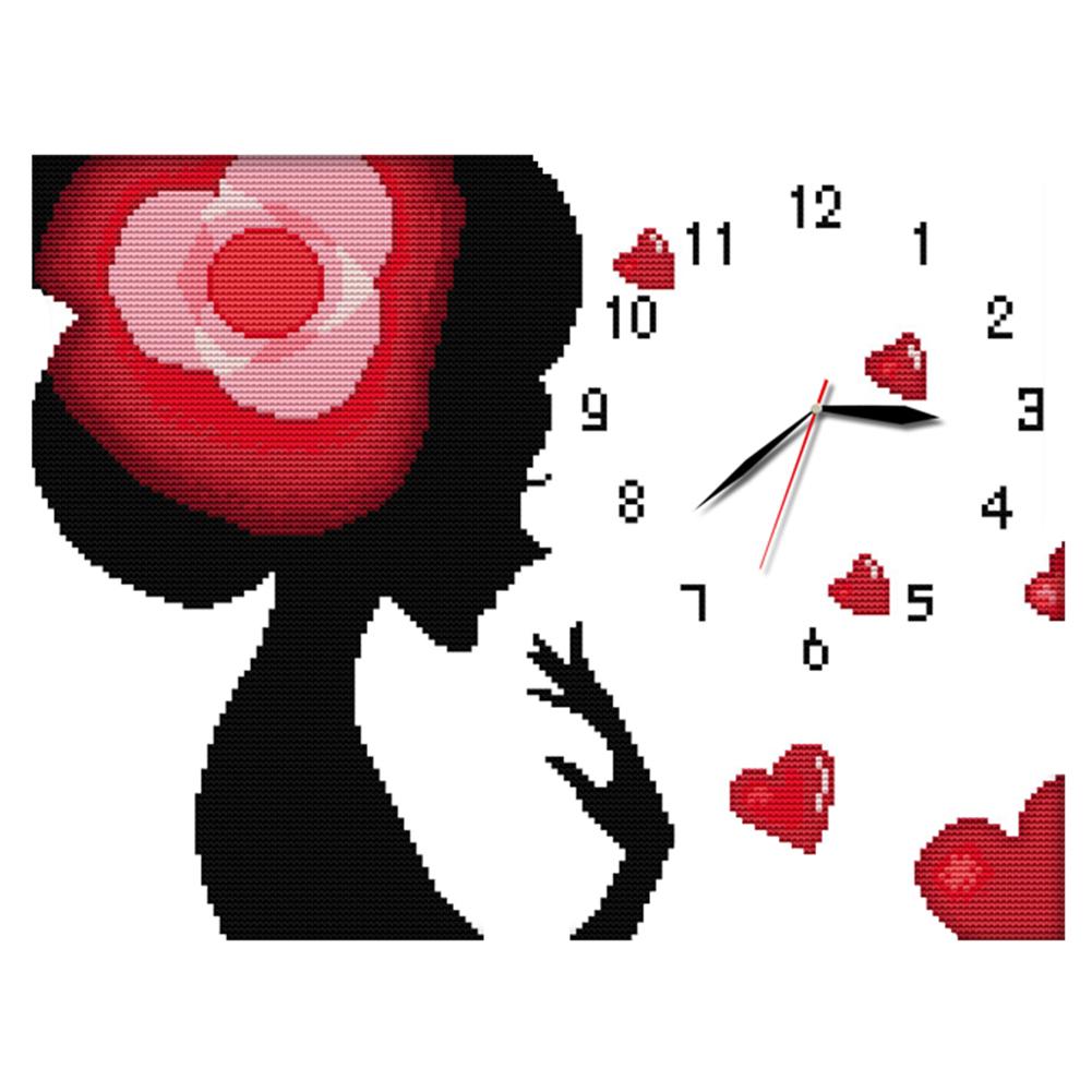 

Charming Woman - 14CT Stamped Cross Stitch - 36*28cm, 501 Original