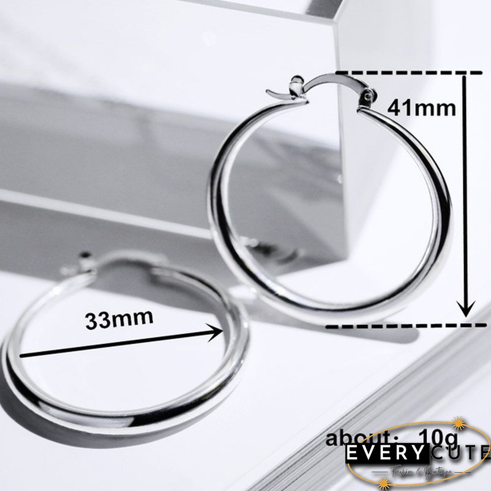 Exquisite Fashion 925 Silver 18K Gold Earrings Party Princess Engagement Wedding Christmas