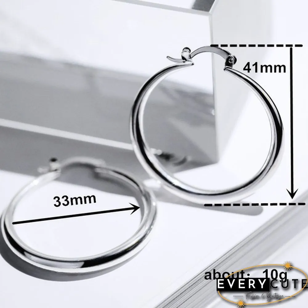 Exquisite Fashion 925 Silver 18K Gold Earrings Party Princess Engagement Wedding Christmas