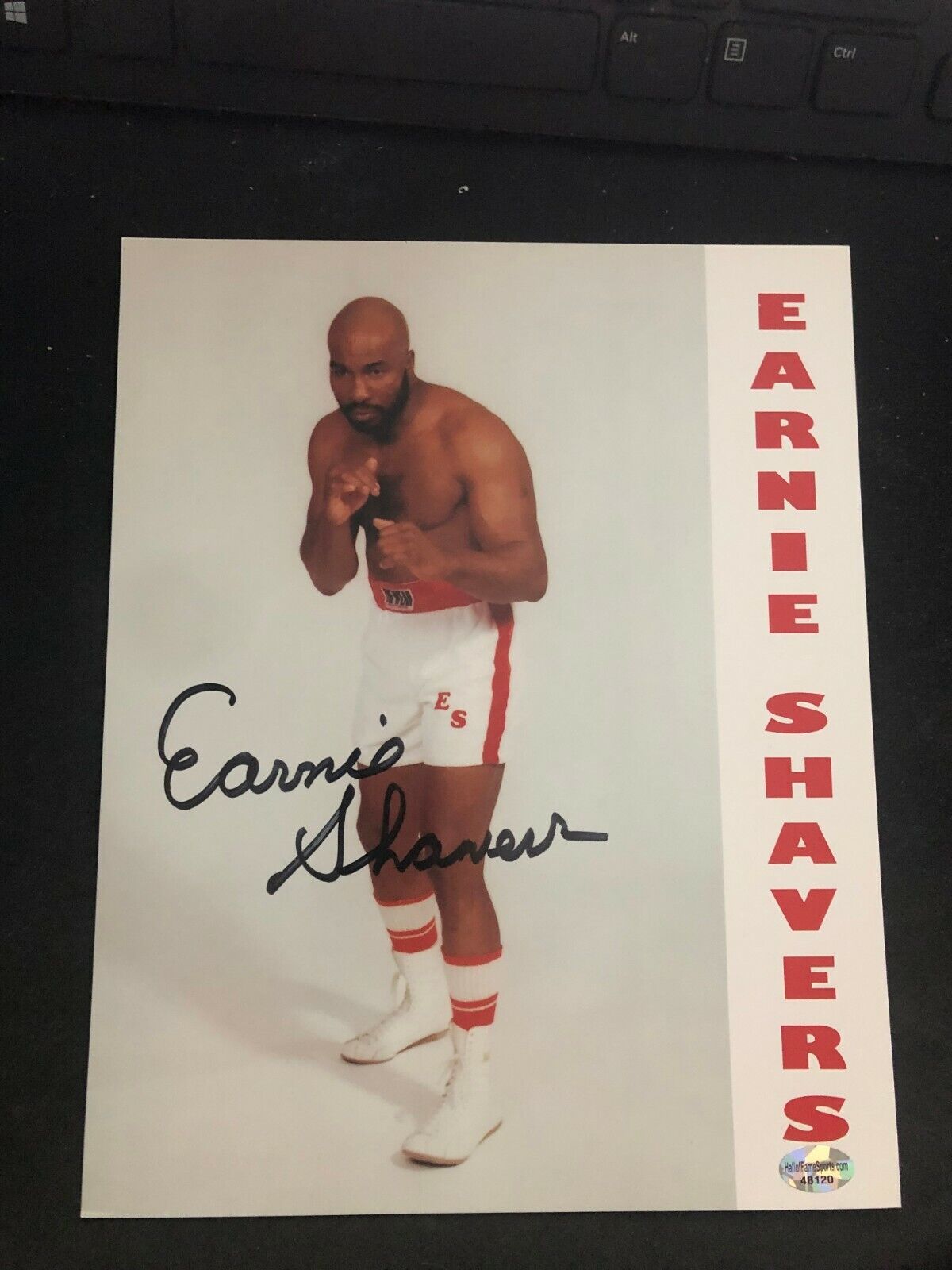 Earnie Shavers Signed Autographed Photo Poster painting - COA