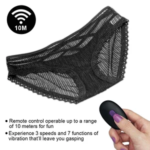 Wireless Remote Control Vibrator Pant Female Wearable Vibrating Underwear