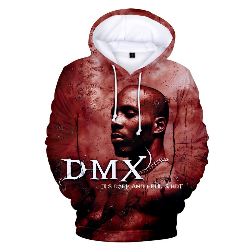 Long Sleeve DMX Hoodie 3D Pullover for Men Women