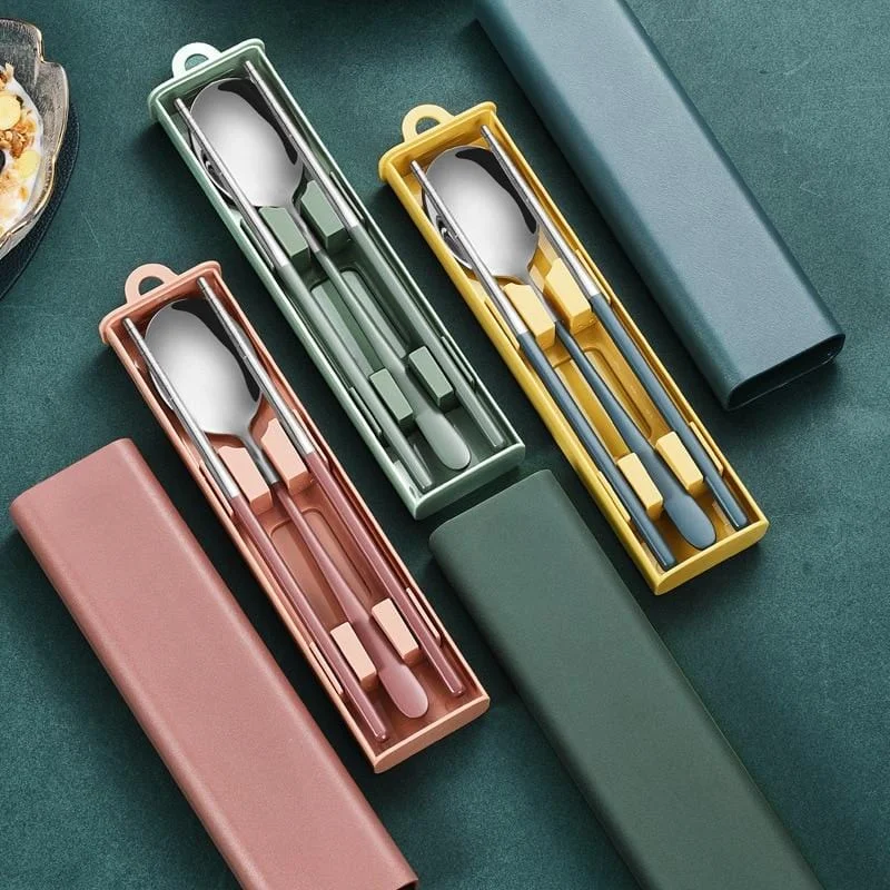 Steel Spoon Chopsticks