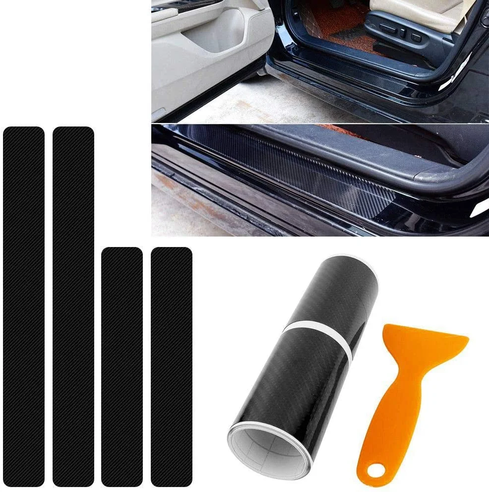 Carbon Fiber Car Threshold Sticker (4PCS)