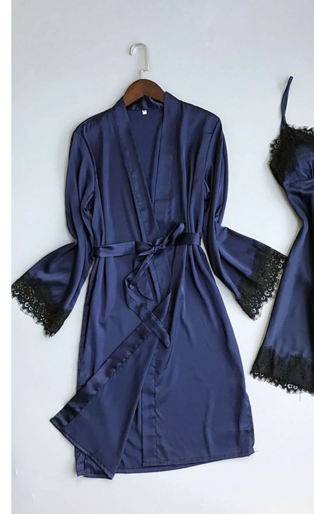 Uveng Sex Underwear Perspective Seduction Sexy Lace Side Home Pyjamas Large Ice Cream Bathrobe Pajamas