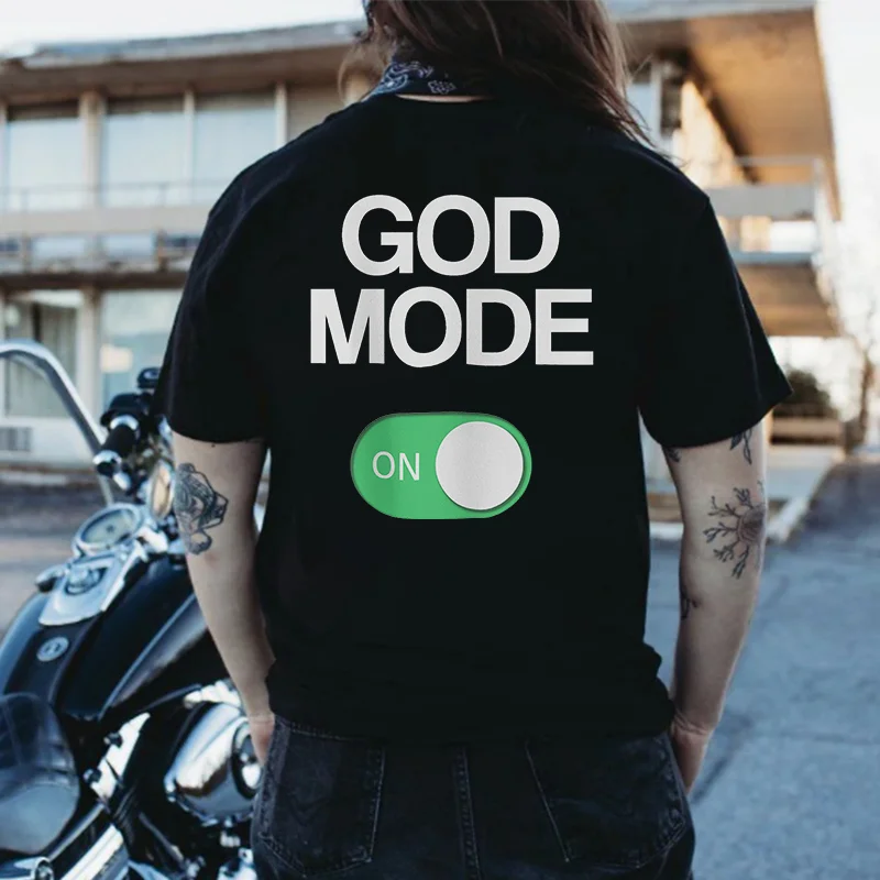 God Mode Printed Men's T-shirt -  