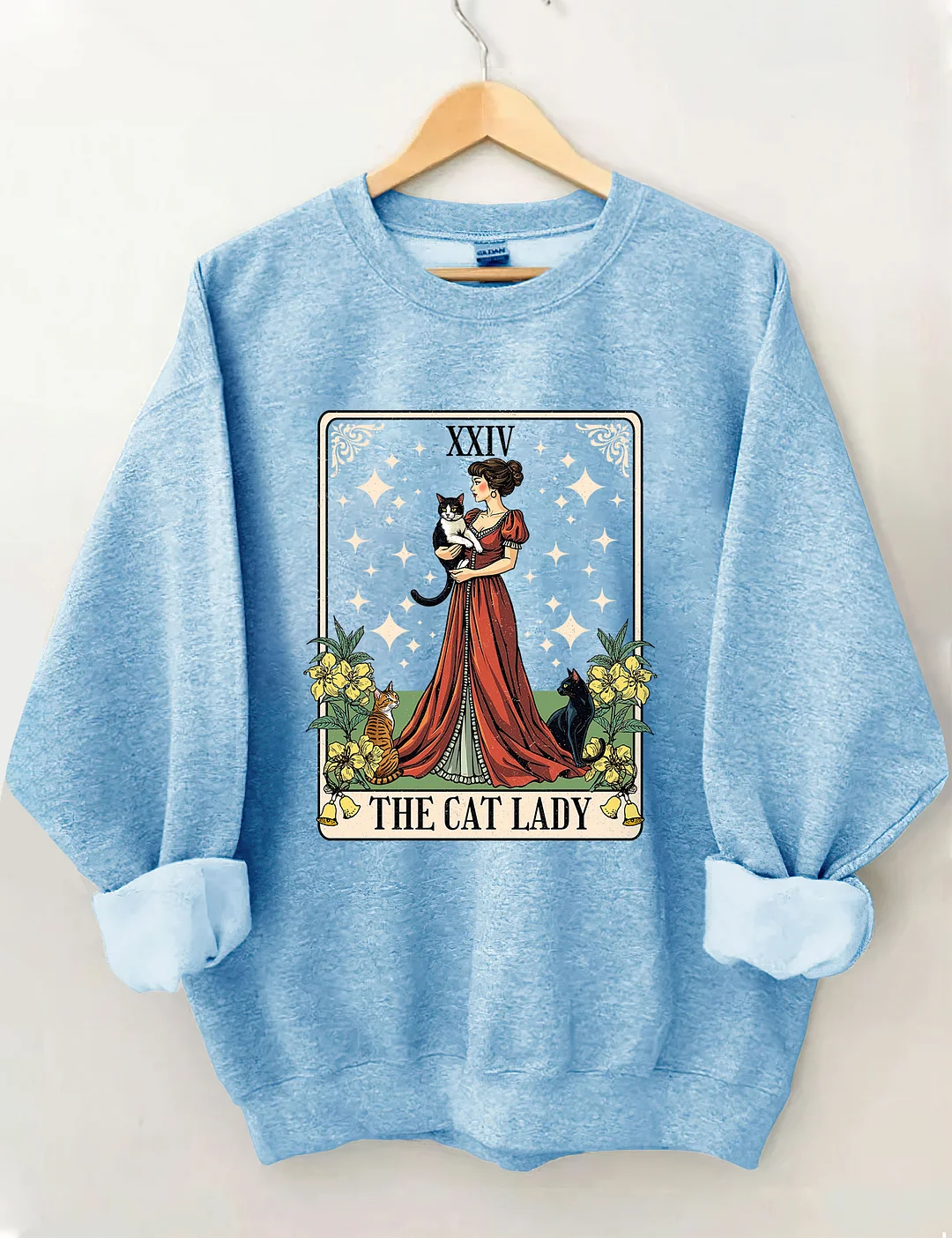Cat Lady Tarot Card Sweatshirt