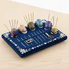 Cross-Stitch Tools Retro Adjustable Thimble Non-Slip Hand Sewing Thimble Ring