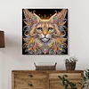 (Pre-Framed)Cat-Special Shape Diamond Painting Kit(25x25cm)