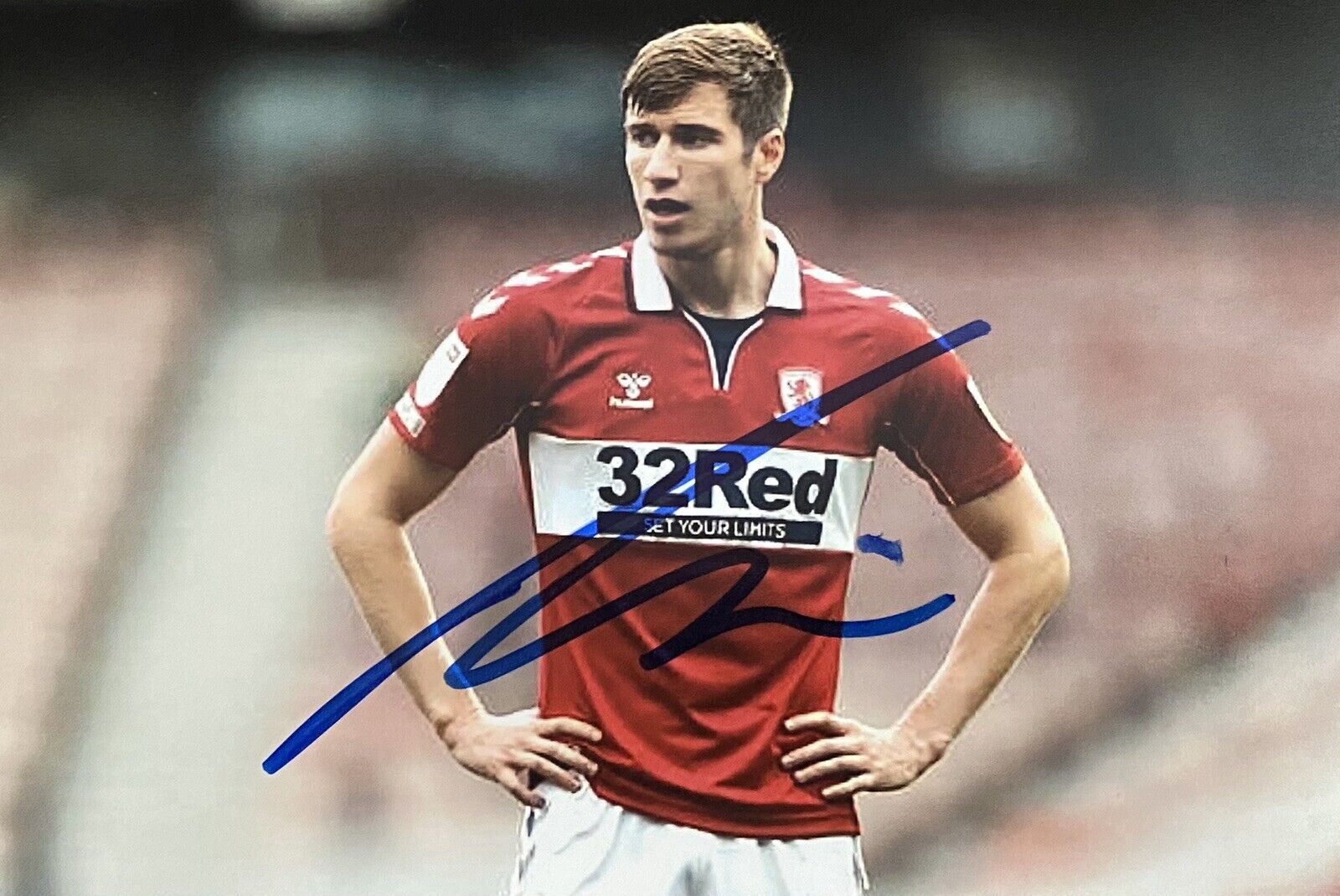 Paddy McNair Genuine Hand Signed Middlesbrough 6X4 Photo Poster painting