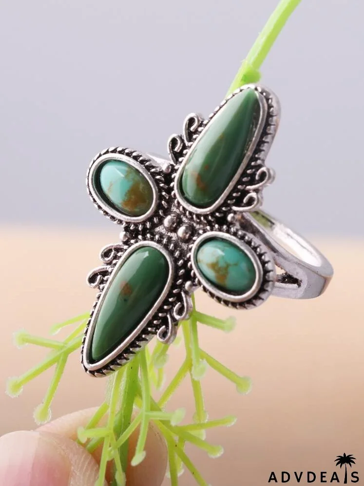 Gemstone Decor Ring