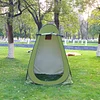 Outdoor shower shade pop-up tent, camping hiking fishing picnic instant privacy tent, camp bathroom outdoor changing tent