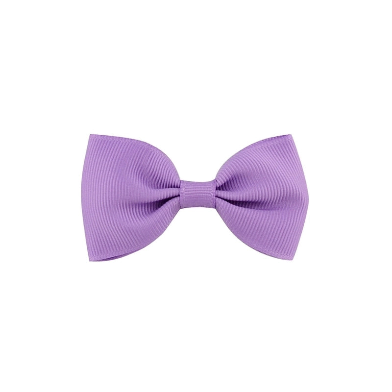 Solid Color Children’s Bow European Version Cute Hairpin Baby Hair Accessories Flat Head Bow Tie 643